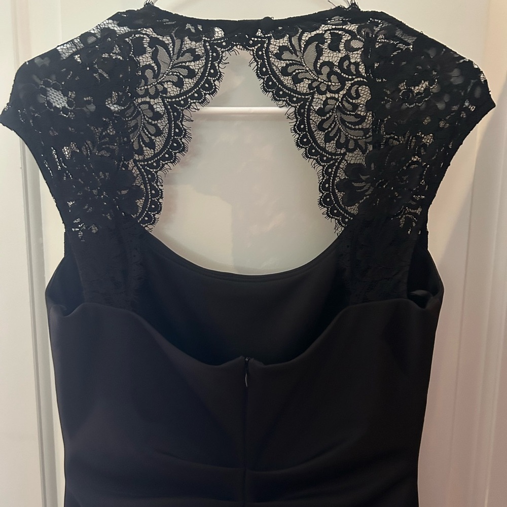 Black lace dress